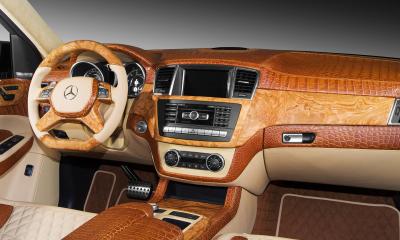 Interior crocodile Mercedes Benz ML6.3 AMG 2013